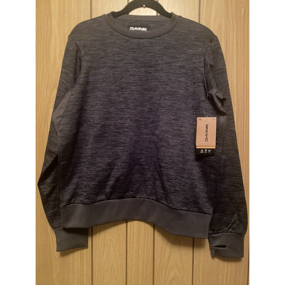 Dakine Liberator LW Crew Sweatshirt Womens Medium Black Heather W331DAK0008 NWT